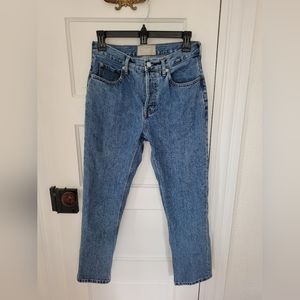 Everlane The 90s Cheeky Jean 100% Organic Cotton Crop Jeans size 26